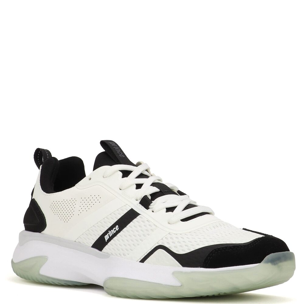 Prince Men's Club 744 Heritage Sneaker ,White-Black-Ice ,10